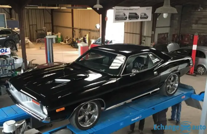 CUDA 440 V8 de 1973 7,2l Big block Boite 4 ma