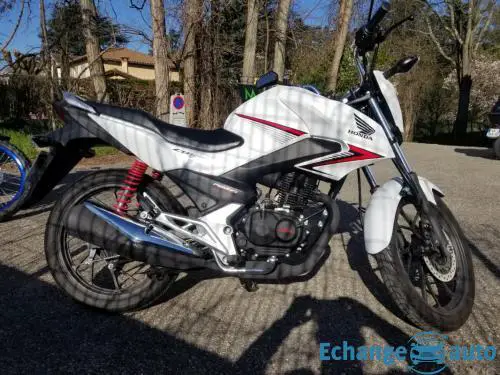 Honda Cbf 125 honda blanc 0125