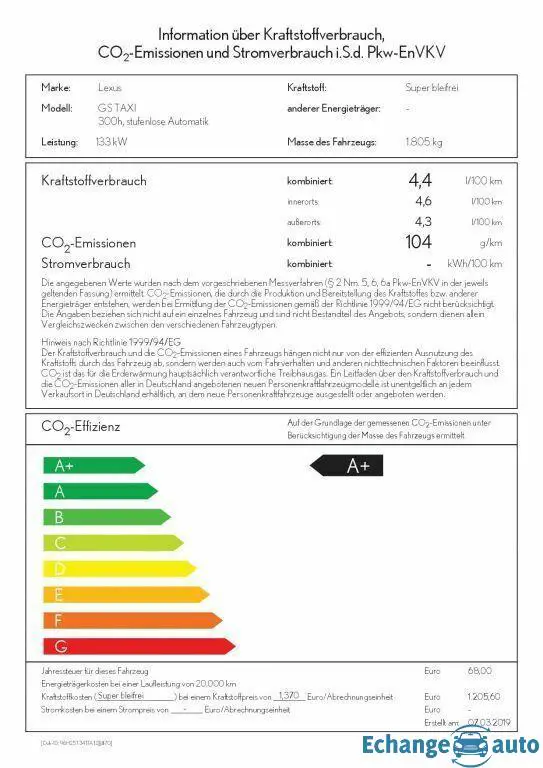 Lexus GS 300h Edition Premium