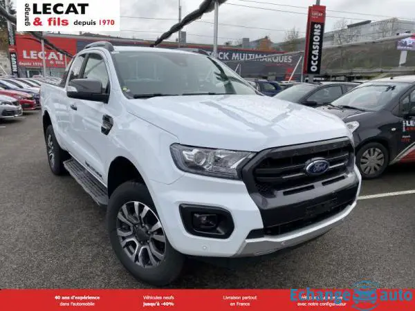 Ford Ranger 2.0 TDCi EcoBlue 213 BVA 10 SUPER CABINE Wildtrak - 24,2%