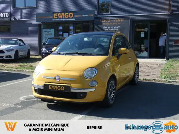 Fiat 500 1.2 8v 69 ch Lounge + TOIT PANO