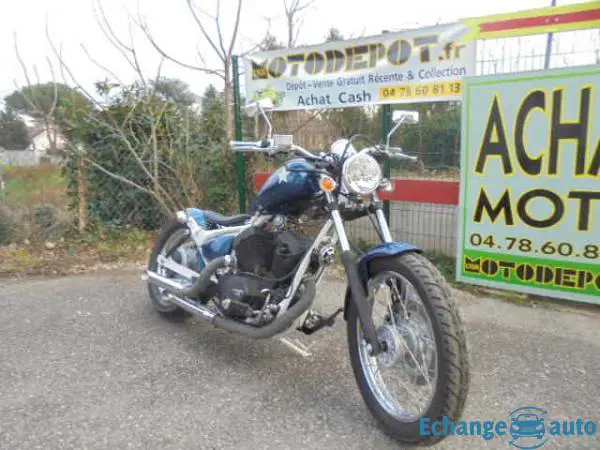 Yamaha Virago 125 yamaha speciale bleu 0125 363