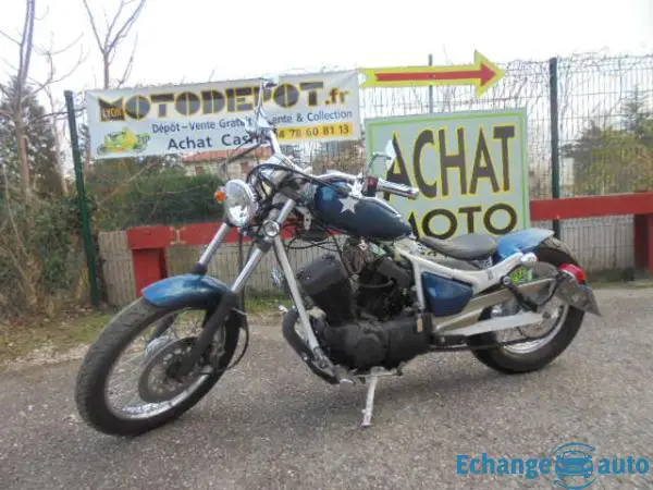 Yamaha Virago 125 yamaha speciale bleu 0125 363