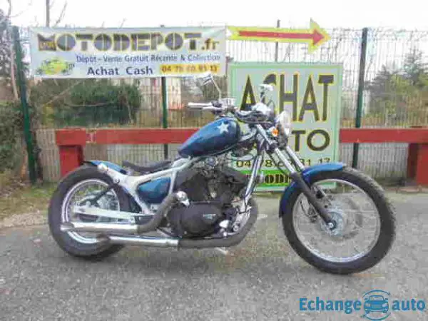 Yamaha Virago 125 yamaha speciale bleu 0125 363