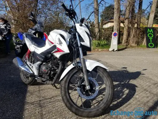 Honda Cbf 125 honda blanc 0125