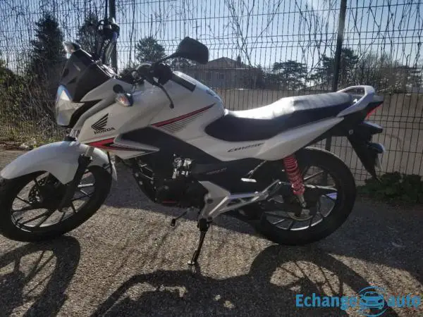 Honda Cbf 125 honda blanc 0125