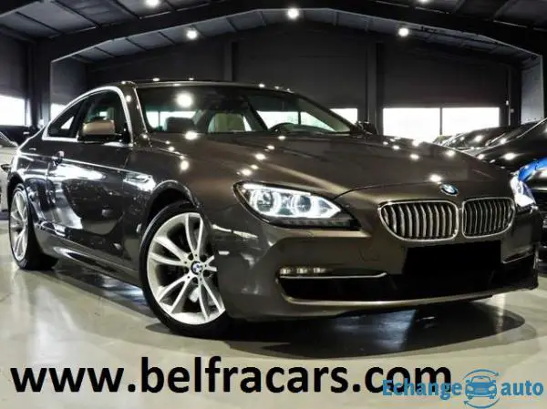 BMW SERIE 6 COUPE  650i 450ch A/CUIRCHAUF/TOIPANO/CAM/PDC/CLIM/GPS/BLTH/JA/PAL/1MAIN/GAR12MOIS