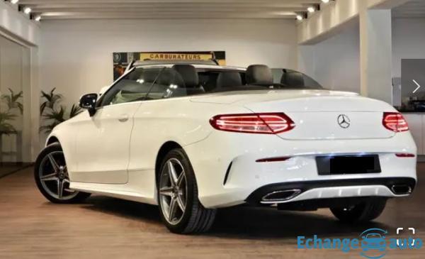 MERCEDES CLASSE C CABRIOLET 220 d 9G-Tronic AMG CAM/CUIRCHAUF/CLIM/PDC/GPS/REGVIT/BLTH/JA/GAR12MOIS