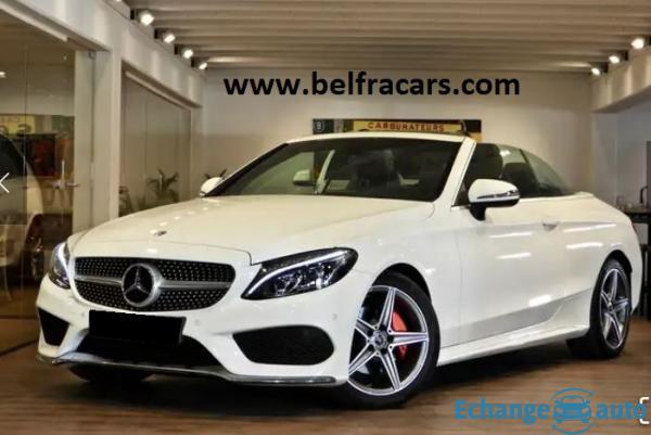 MERCEDES CLASSE C CABRIOLET 220 d 9G-Tronic AMG CAM/CUIRCHAUF/CLIM/PDC/GPS/REGVIT/BLTH/JA/GAR12MOIS