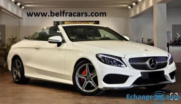 MERCEDES CLASSE C CABRIOLET 220 d 9G-Tronic AMG CAM/CUIRCHAUF/CLIM/PDC/GPS/REGVIT/BLTH/JA/GAR12MOIS