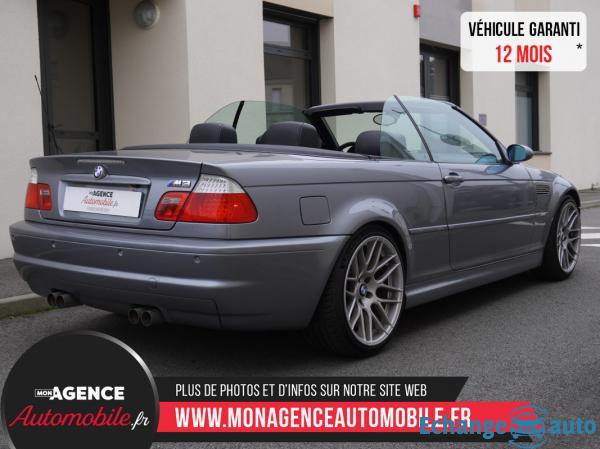 BMW M3 E46 3.2 343 CABRIOLET / SUIVI COMPLET