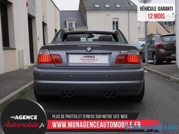 BMW M3 E46 3.2 343 CABRIOLET / SUIVI COMPLET