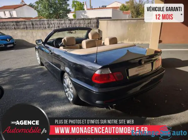 BMW SERIE 3 (E46) 330CD CABRIOLET '1ere Main' / Garantie 12 Mois