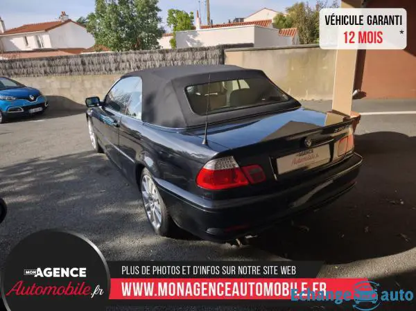 BMW SERIE 3 (E46) 330CD CABRIOLET '1ere Main' / Garantie 12 Mois