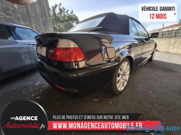 BMW SERIE 3 (E46) 330CD CABRIOLET '1ere Main' / Garantie 12 Mois