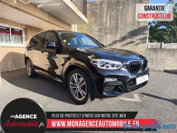 BMW X3 XDRIVE 20DA 190 M SPORT 'Suivi Bmw' 'Attelage'/ Garantie 24 Mois