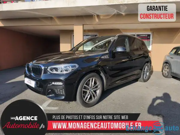 BMW X3 XDRIVE 20DA 190 M SPORT 'Suivi Bmw' 'Attelage'/ Garantie 24 Mois